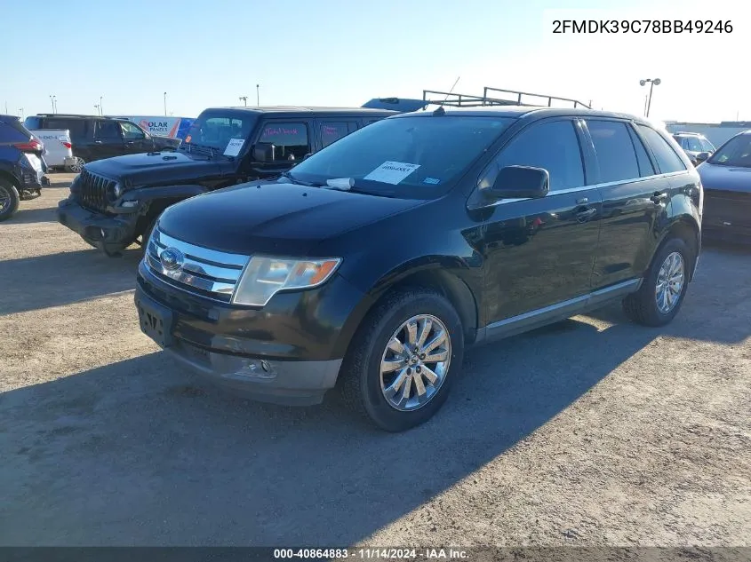 2008 Ford Edge Limited VIN: 2FMDK39C78BB49246 Lot: 40864883