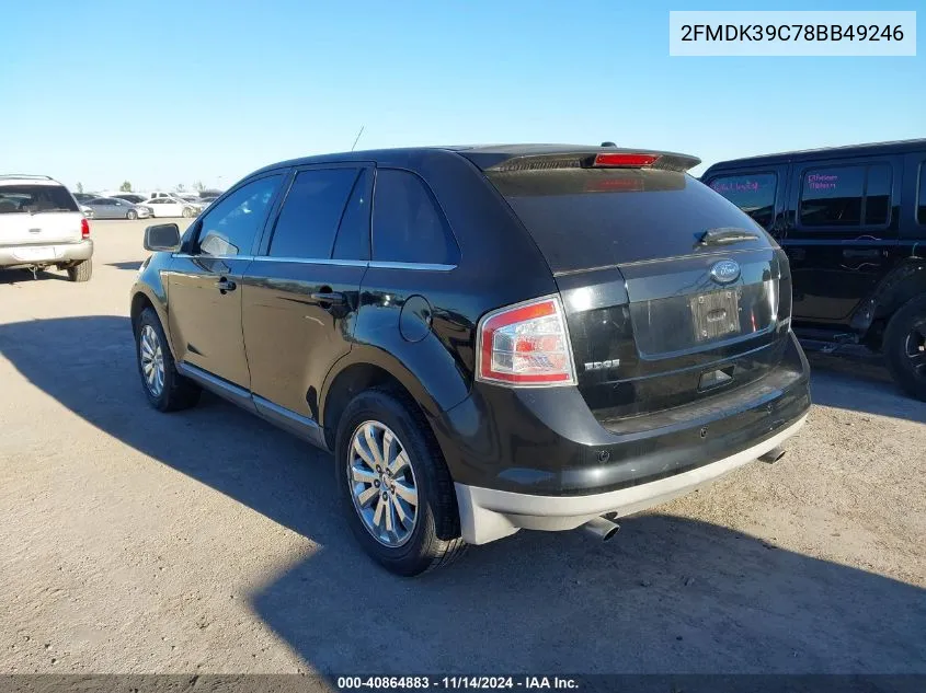 2008 Ford Edge Limited VIN: 2FMDK39C78BB49246 Lot: 40864883