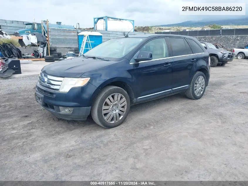 2FMDK49C58BA86220 2008 Ford Edge Limited