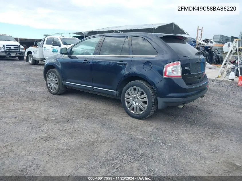 2FMDK49C58BA86220 2008 Ford Edge Limited