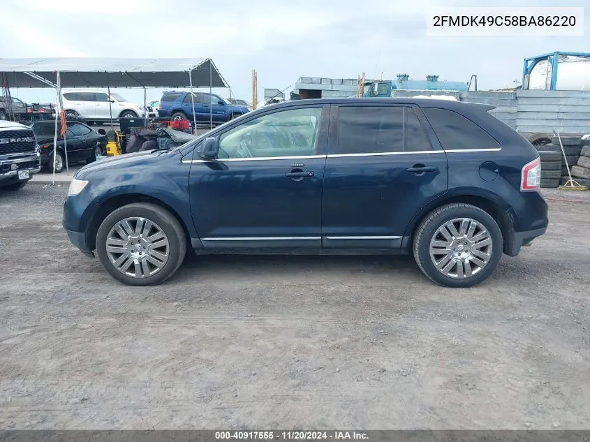 2FMDK49C58BA86220 2008 Ford Edge Limited