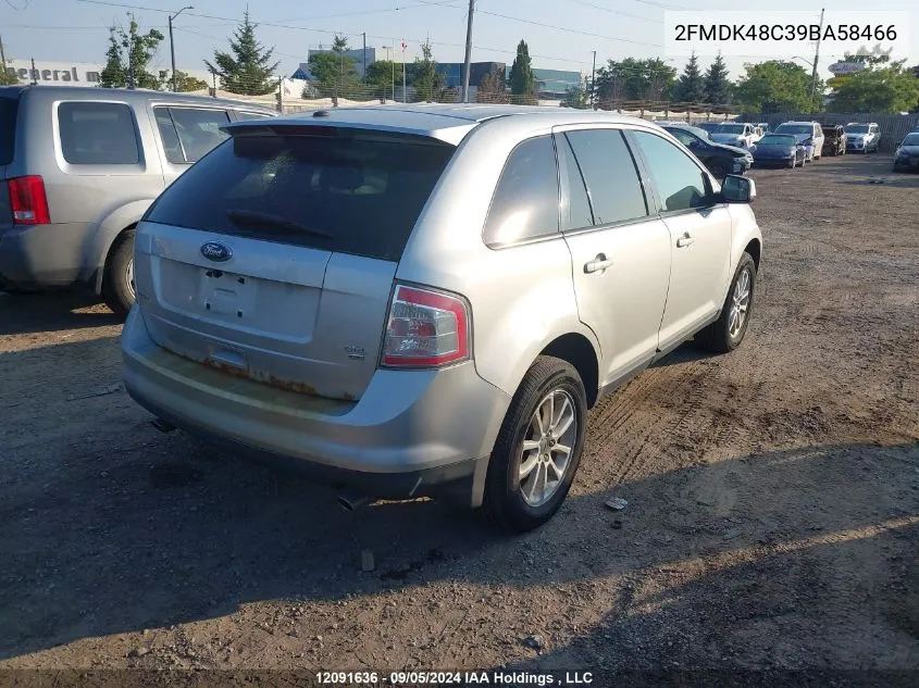 2FMDK48C39BA58466 2009 Ford Edge