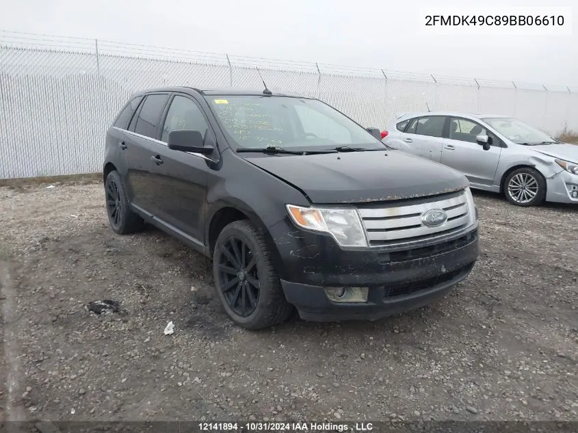 2009 Ford Edge Limited VIN: 2FMDK49C89BB06610 Lot: 12141894