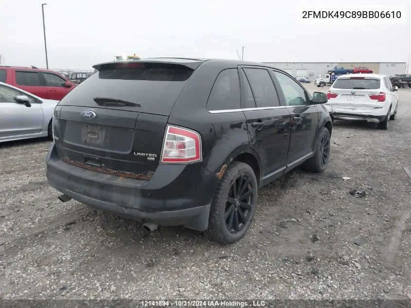 2009 Ford Edge Limited VIN: 2FMDK49C89BB06610 Lot: 12141894