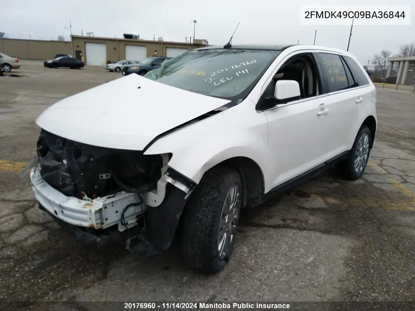 2009 Ford Edge Limited VIN: 2FMDK49C09BA36844 Lot: 20176960