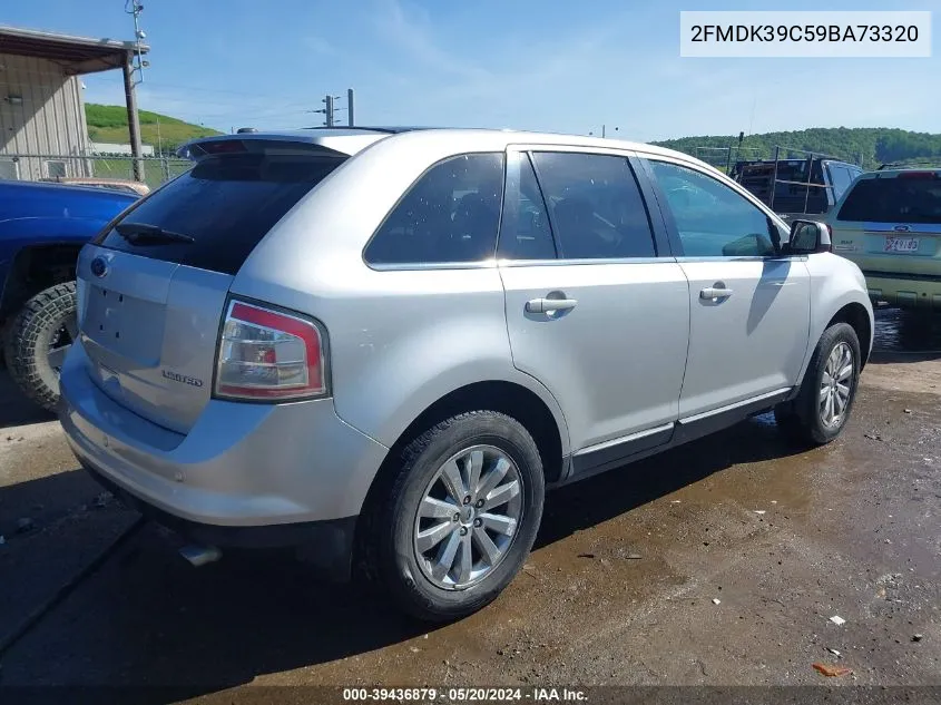 2009 Ford Edge Limited VIN: 2FMDK39C59BA73320 Lot: 39436879