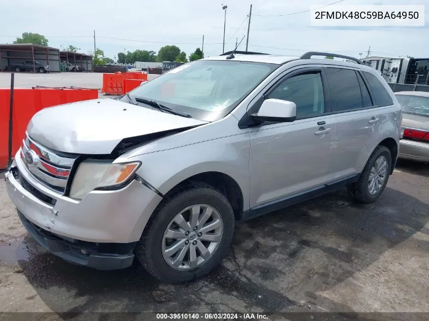 2FMDK48C59BA64950 2009 Ford Edge Sel