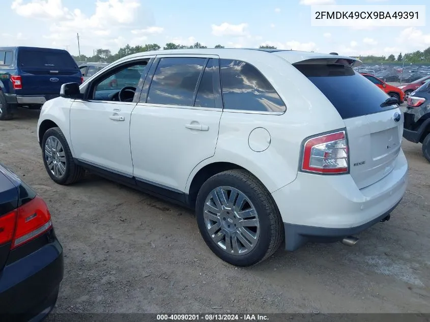 2FMDK49CX9BA49391 2009 Ford Edge Limited