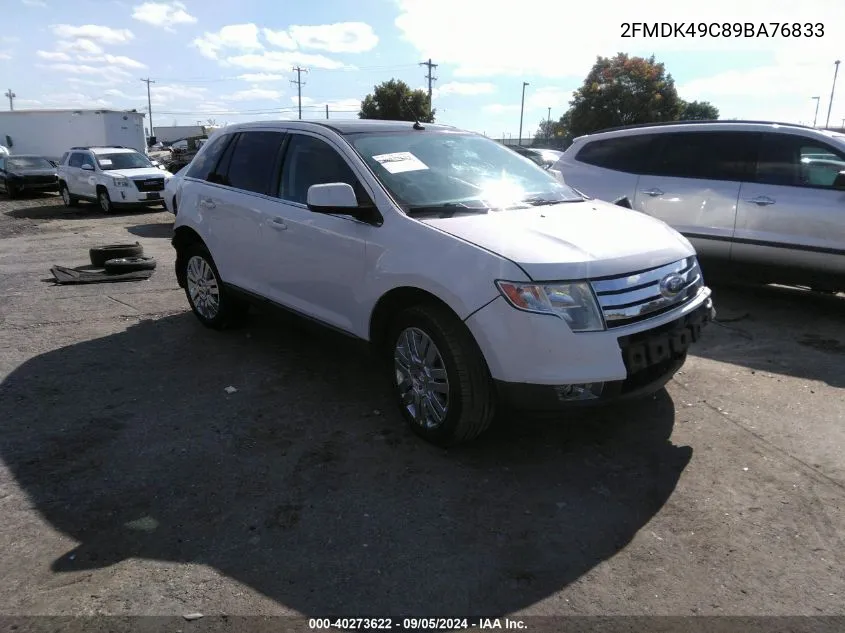 2FMDK49C89BA76833 2009 Ford Edge Limited