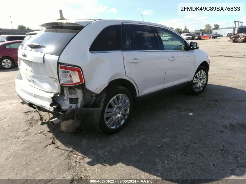 2FMDK49C89BA76833 2009 Ford Edge Limited