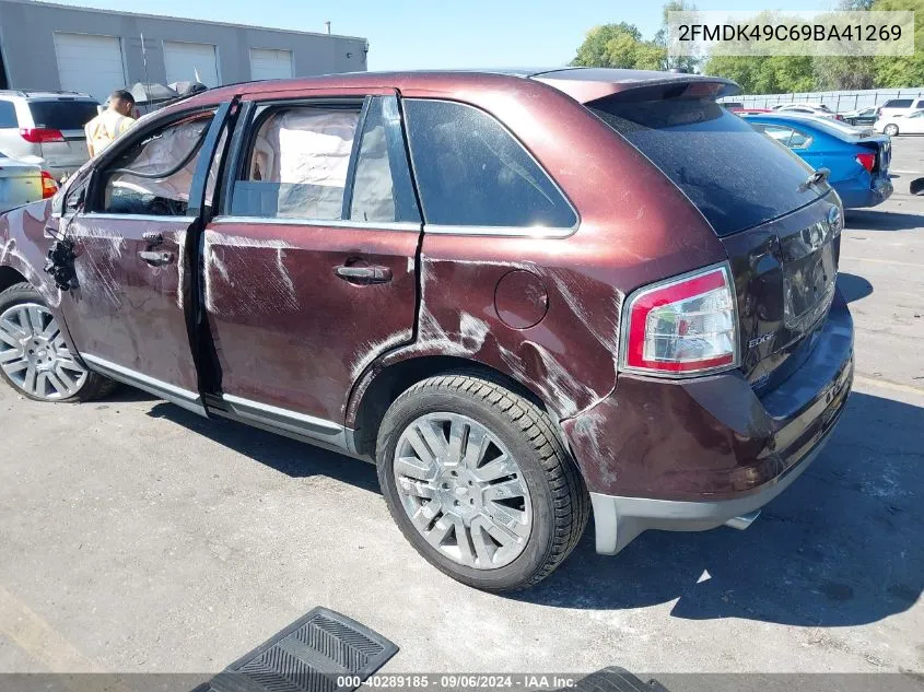 2009 Ford Edge Limited VIN: 2FMDK49C69BA41269 Lot: 40289185