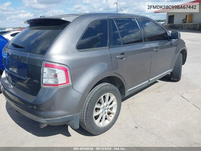 2FMDK38C99BA67442 2009 Ford Edge Sel