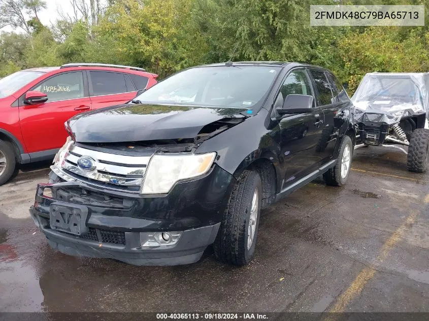 2009 Ford Edge Sel VIN: 2FMDK48C79BA65713 Lot: 40365113