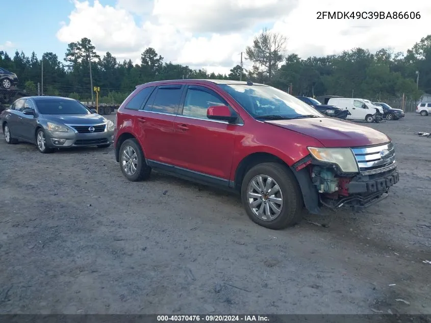 2009 Ford Edge Limited VIN: 2FMDK49C39BA86606 Lot: 40370476