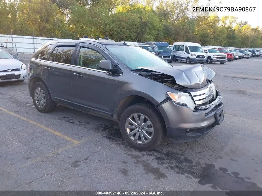 2009 Ford Edge Limited VIN: 2FMDK49C79BA90867 Lot: 40392146