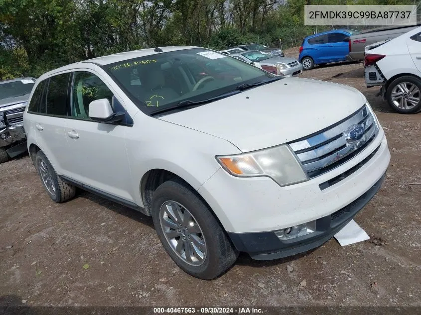 2009 Ford Edge Limited VIN: 2FMDK39C99BA87737 Lot: 40467563