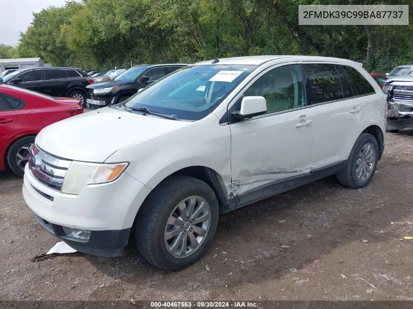 2009 Ford Edge Limited VIN: 2FMDK39C99BA87737 Lot: 40467563