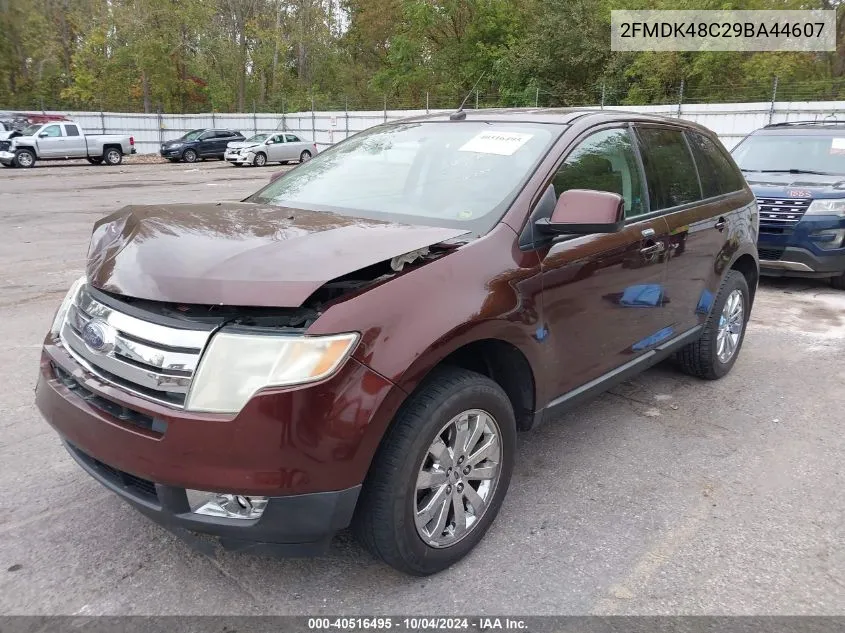 2009 Ford Edge Sel VIN: 2FMDK48C29BA44607 Lot: 40516495