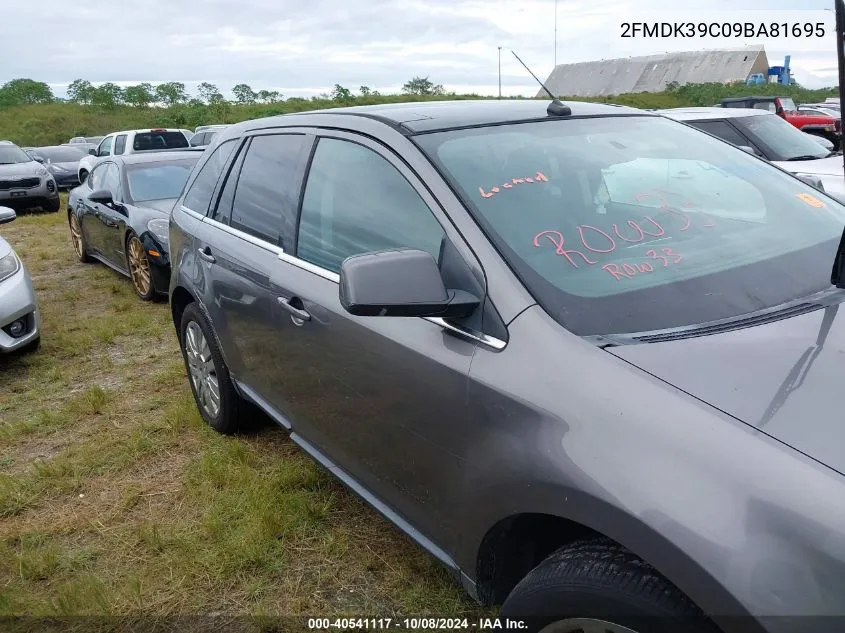 2009 Ford Edge Limited VIN: 2FMDK39C09BA81695 Lot: 40541117