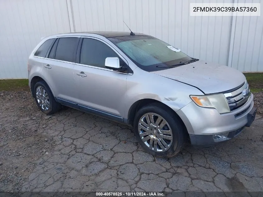 2009 Ford Edge Limited VIN: 2FMDK39C39BA57360 Lot: 40578525