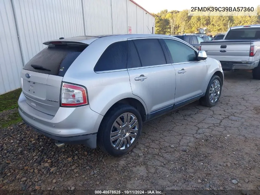 2FMDK39C39BA57360 2009 Ford Edge Limited