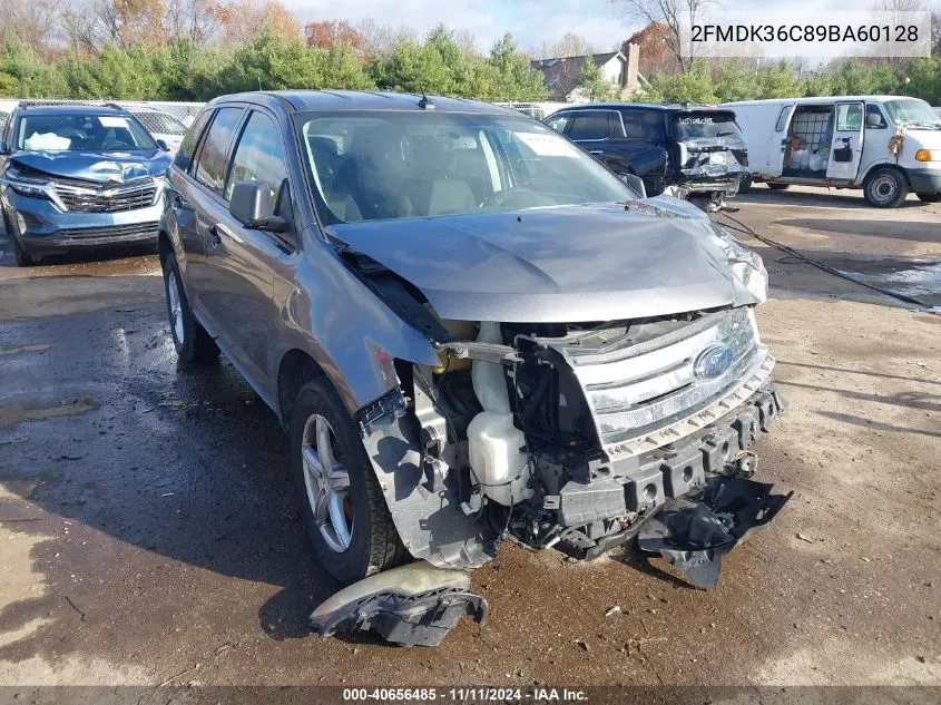 2009 Ford Edge Se VIN: 2FMDK36C89BA60128 Lot: 40656485