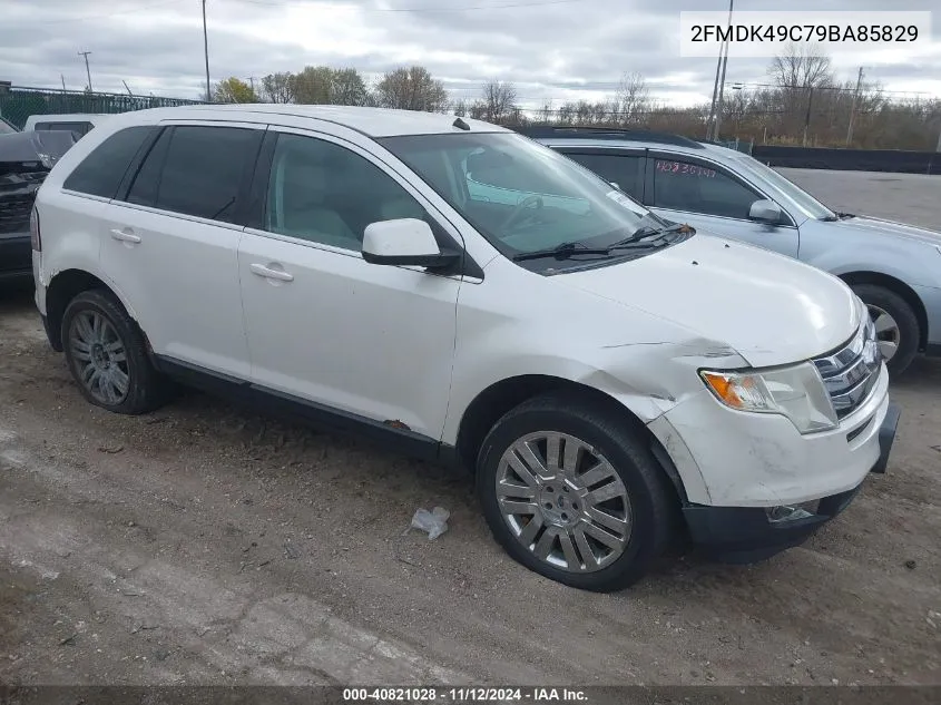 2009 Ford Edge Limited VIN: 2FMDK49C79BA85829 Lot: 40821028