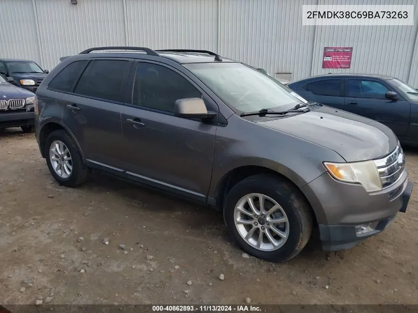 2009 Ford Edge Sel VIN: 2FMDK38C69BA73263 Lot: 40862893