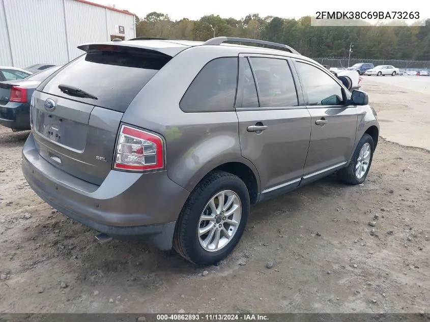 2009 Ford Edge Sel VIN: 2FMDK38C69BA73263 Lot: 40862893