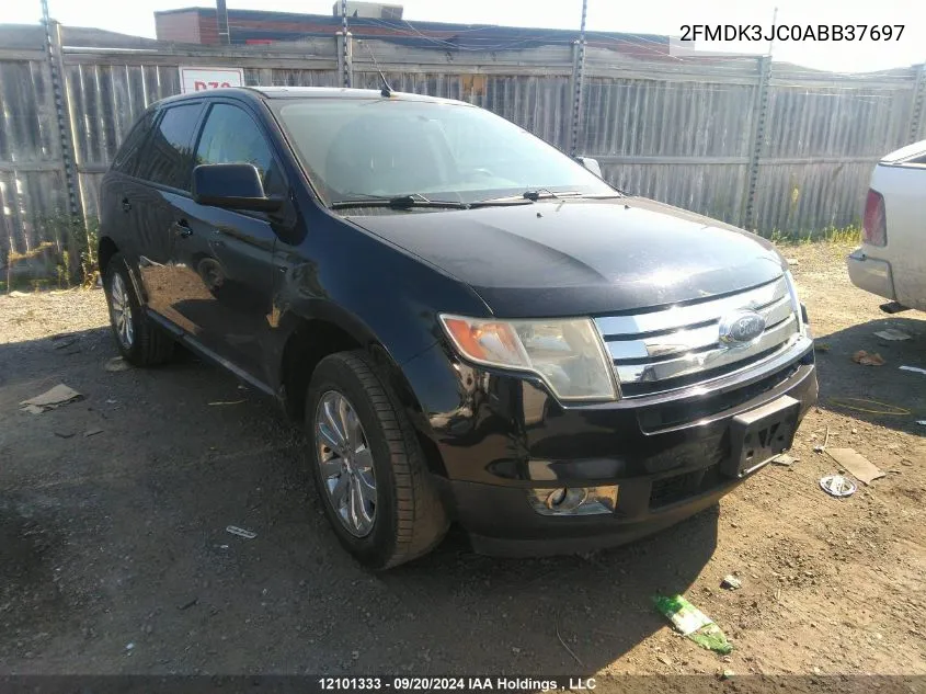 2010 Ford Edge Sel VIN: 2FMDK3JC0ABB37697 Lot: 12101333