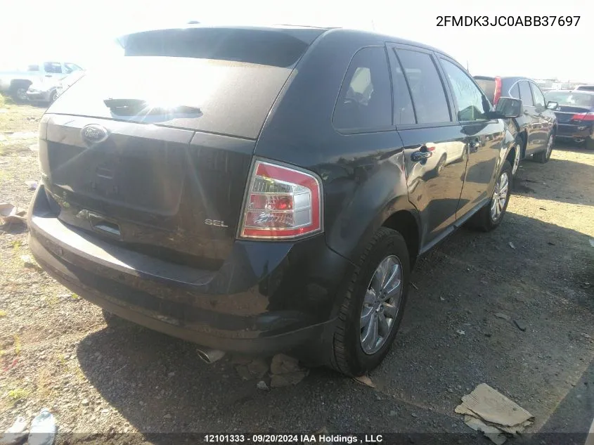 2010 Ford Edge Sel VIN: 2FMDK3JC0ABB37697 Lot: 12101333