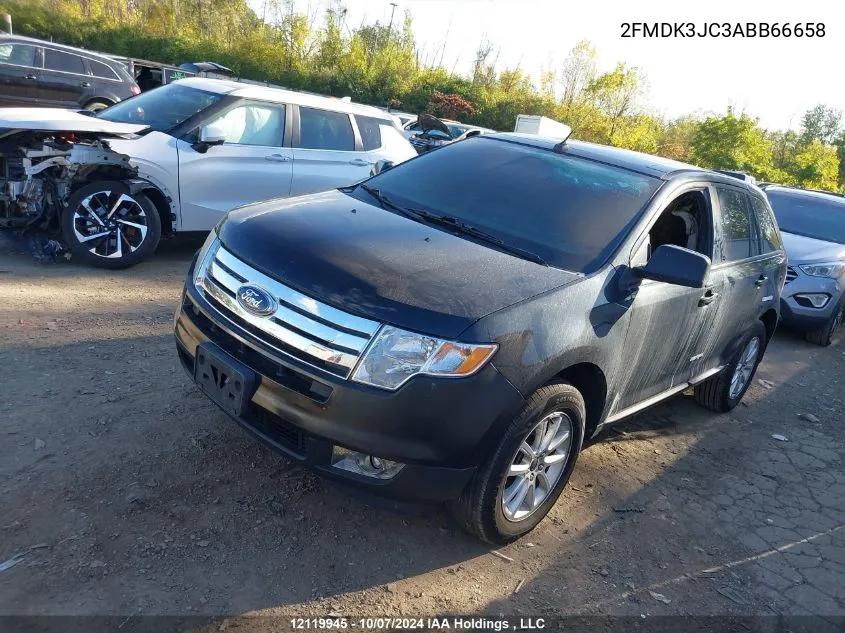 2010 Ford Edge Sel VIN: 2FMDK3JC3ABB66658 Lot: 12119945