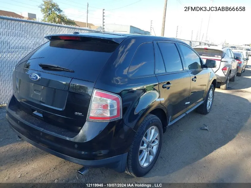 2010 Ford Edge Sel VIN: 2FMDK3JC3ABB66658 Lot: 12119945