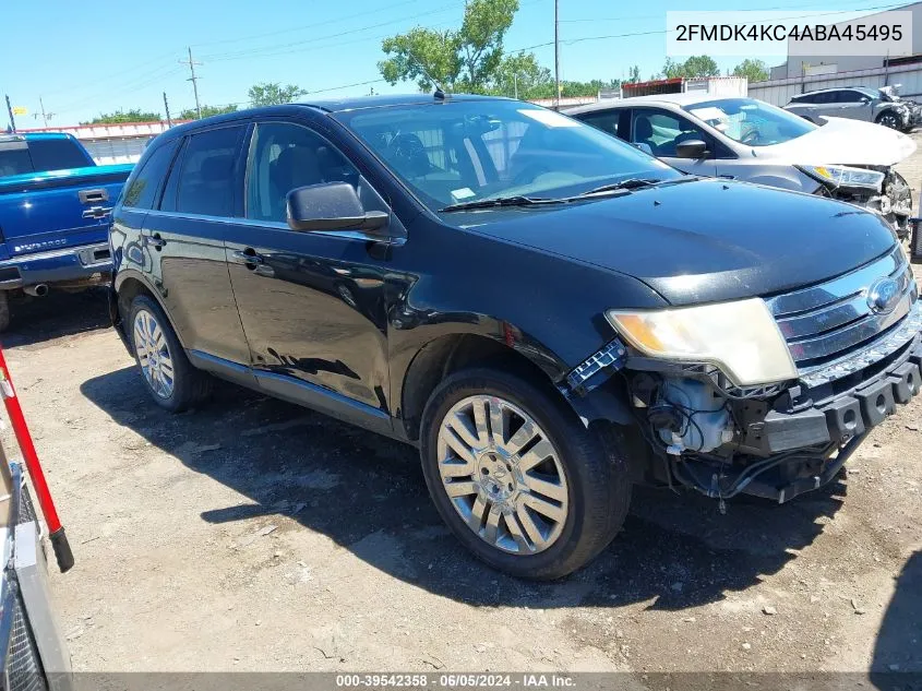 2010 Ford Edge Limited VIN: 2FMDK4KC4ABA45495 Lot: 39542358