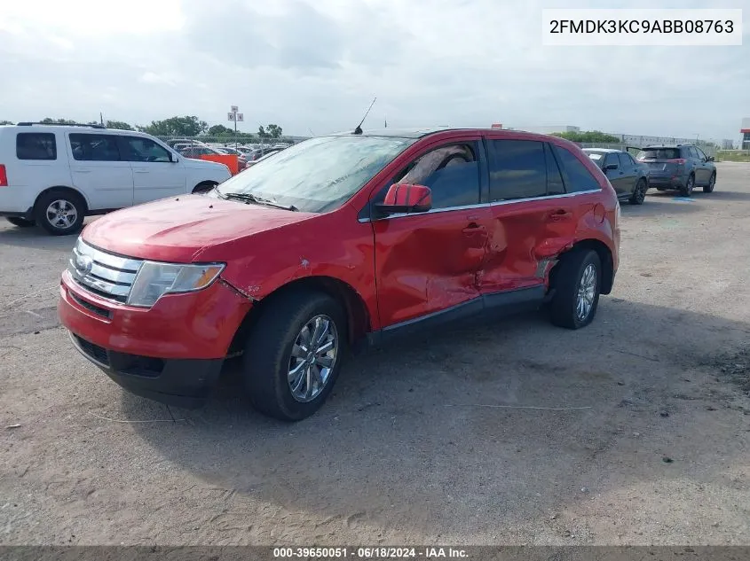 2010 Ford Edge Limited VIN: 2FMDK3KC9ABB08763 Lot: 39650051