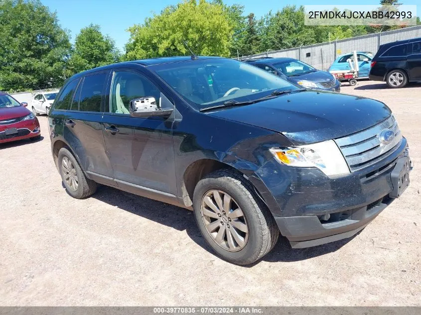 2010 Ford Edge Sel VIN: 2FMDK4JCXABB42993 Lot: 39770835