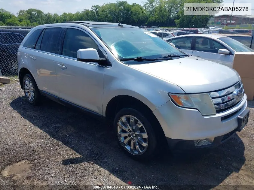 2010 Ford Edge Limited VIN: 2FMDK3KC2ABA05278 Lot: 39784649