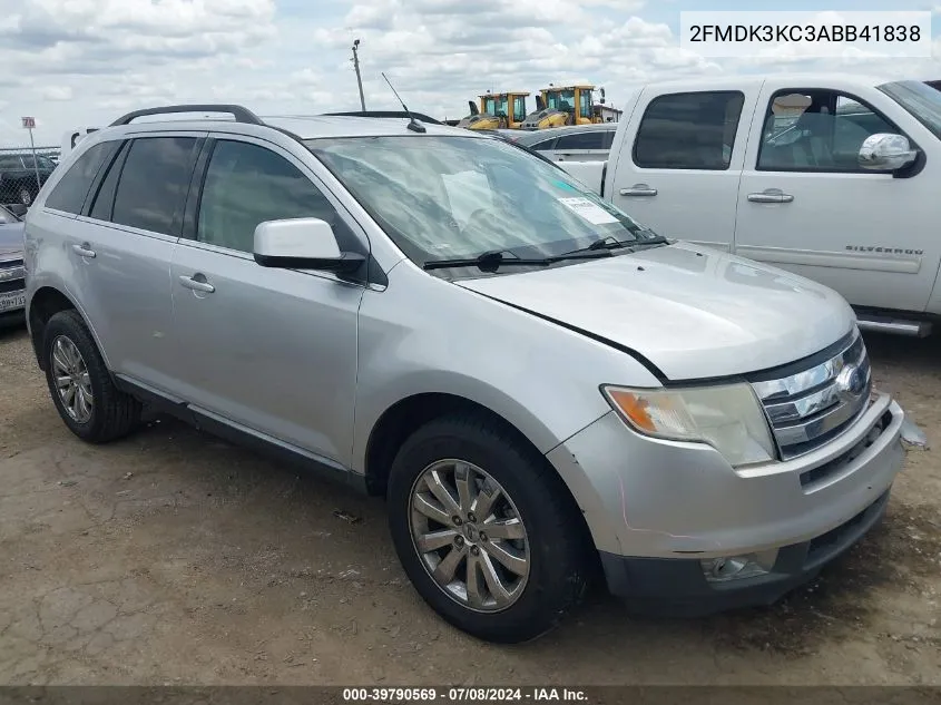 2FMDK3KC3ABB41838 2010 Ford Edge Limited