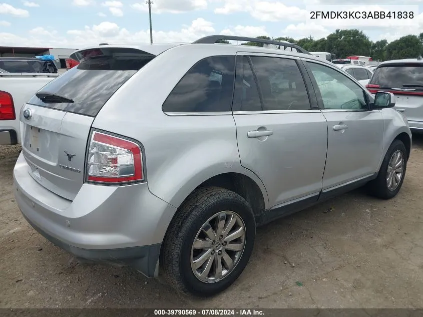 2010 Ford Edge Limited VIN: 2FMDK3KC3ABB41838 Lot: 39790569