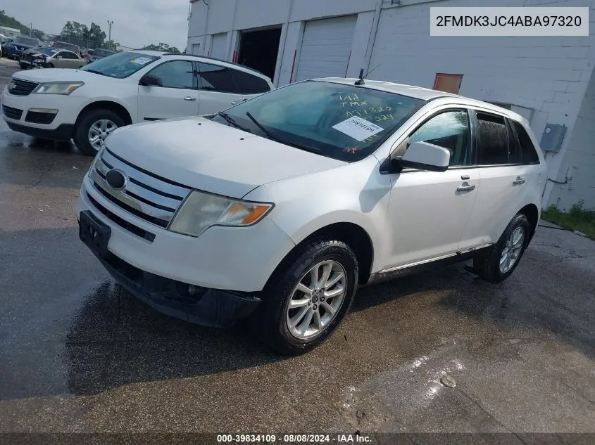 2010 Ford Edge Sel VIN: 2FMDK3JC4ABA97320 Lot: 39834109