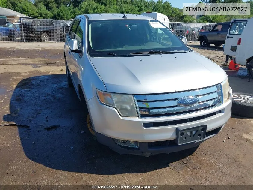 2010 Ford Edge Sel VIN: 2FMDK3JC4ABA72627 Lot: 39895517