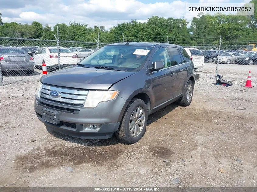 2010 Ford Edge Limited VIN: 2FMDK3KC0ABB57057 Lot: 39921818