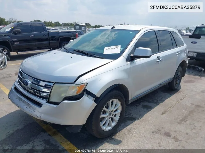 2FMDK3JC0ABA35879 2010 Ford Edge Sel