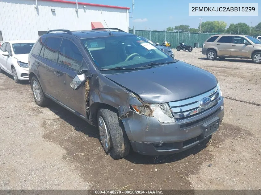 2010 Ford Edge Sel VIN: 2FMDK4JC2ABB15299 Lot: 40148270