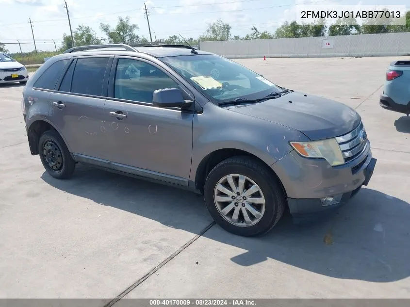 2010 Ford Edge Sel VIN: 2FMDK3JC1ABB77013 Lot: 40170009