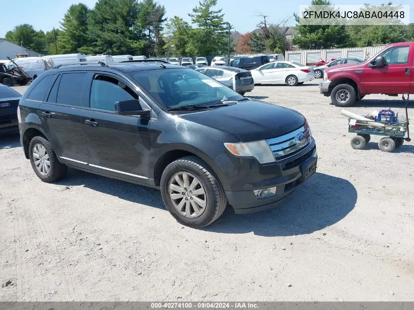 2010 Ford Edge Sel VIN: 2FMDK4JC8ABA04448 Lot: 40274100