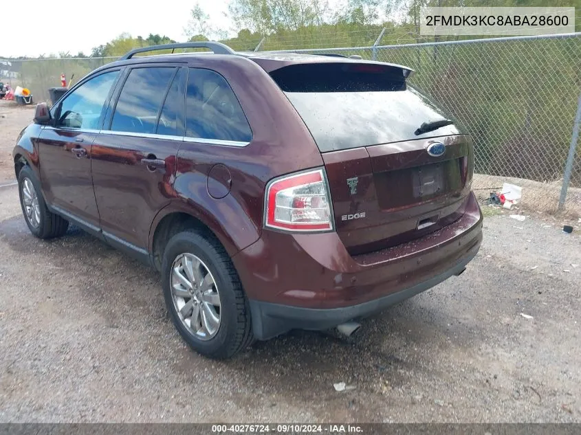 2FMDK3KC8ABA28600 2010 Ford Edge Limited