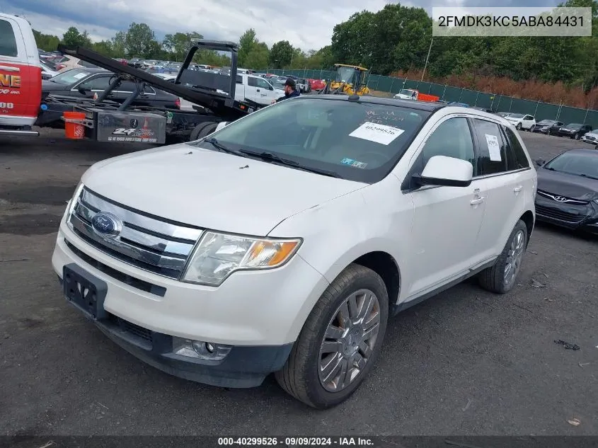 2FMDK3KC5ABA84431 2010 Ford Edge Limited