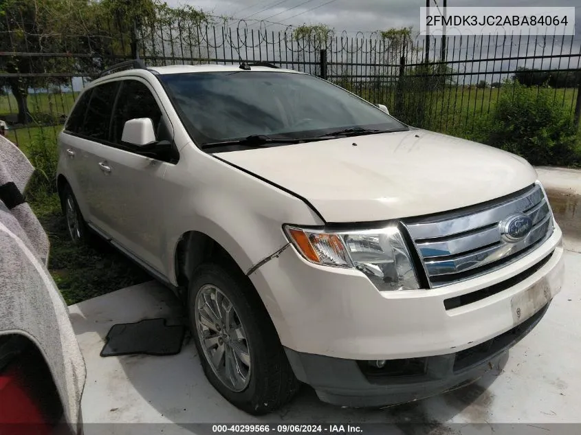 2010 Ford Edge Sel VIN: 2FMDK3JC2ABA84064 Lot: 40299566