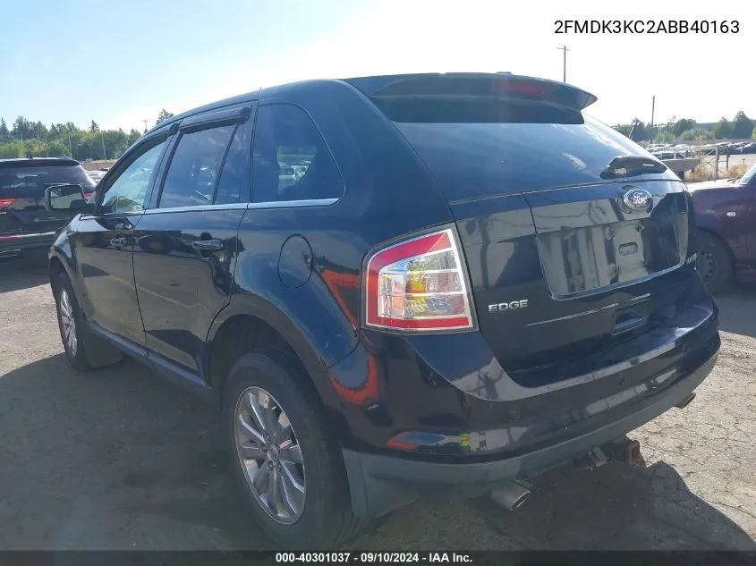 2010 Ford Edge Limited VIN: 2FMDK3KC2ABB40163 Lot: 40301037